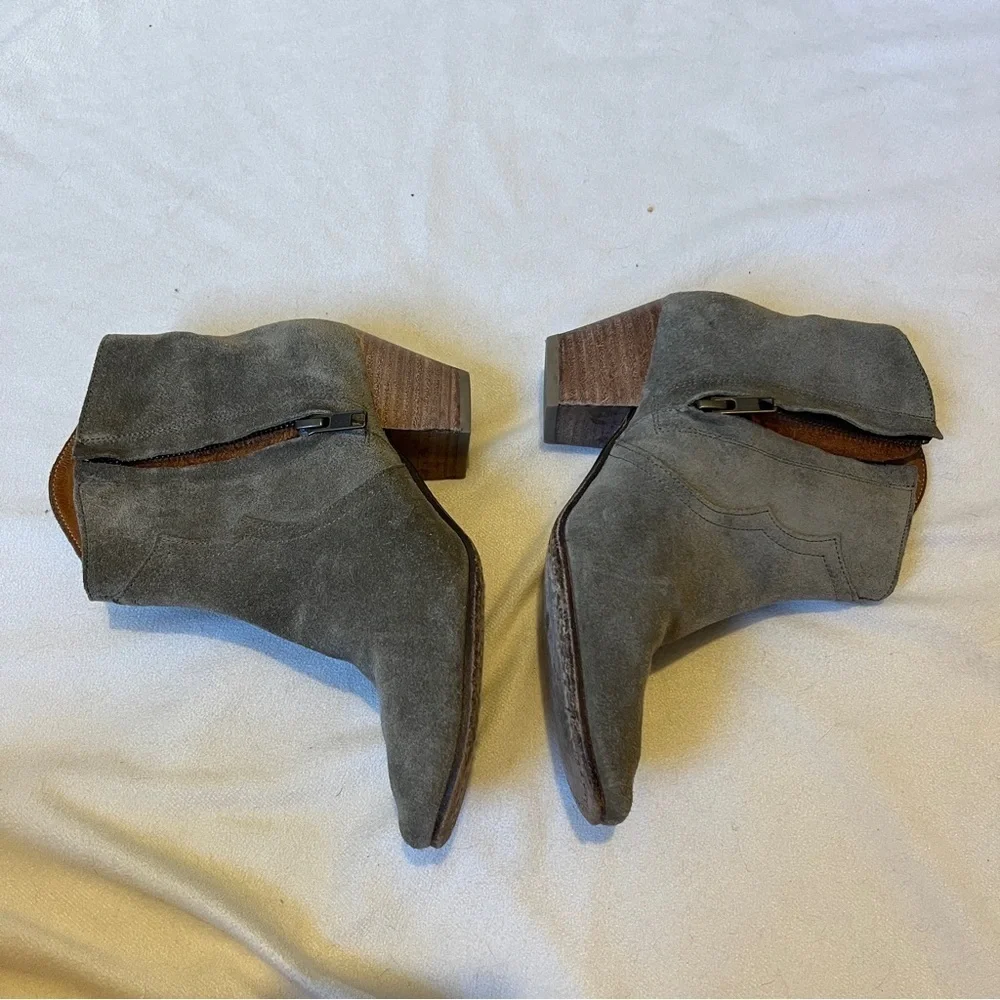 ISABEL MARANT Étoile The Dicker Suede Ankle Boots in Size 36